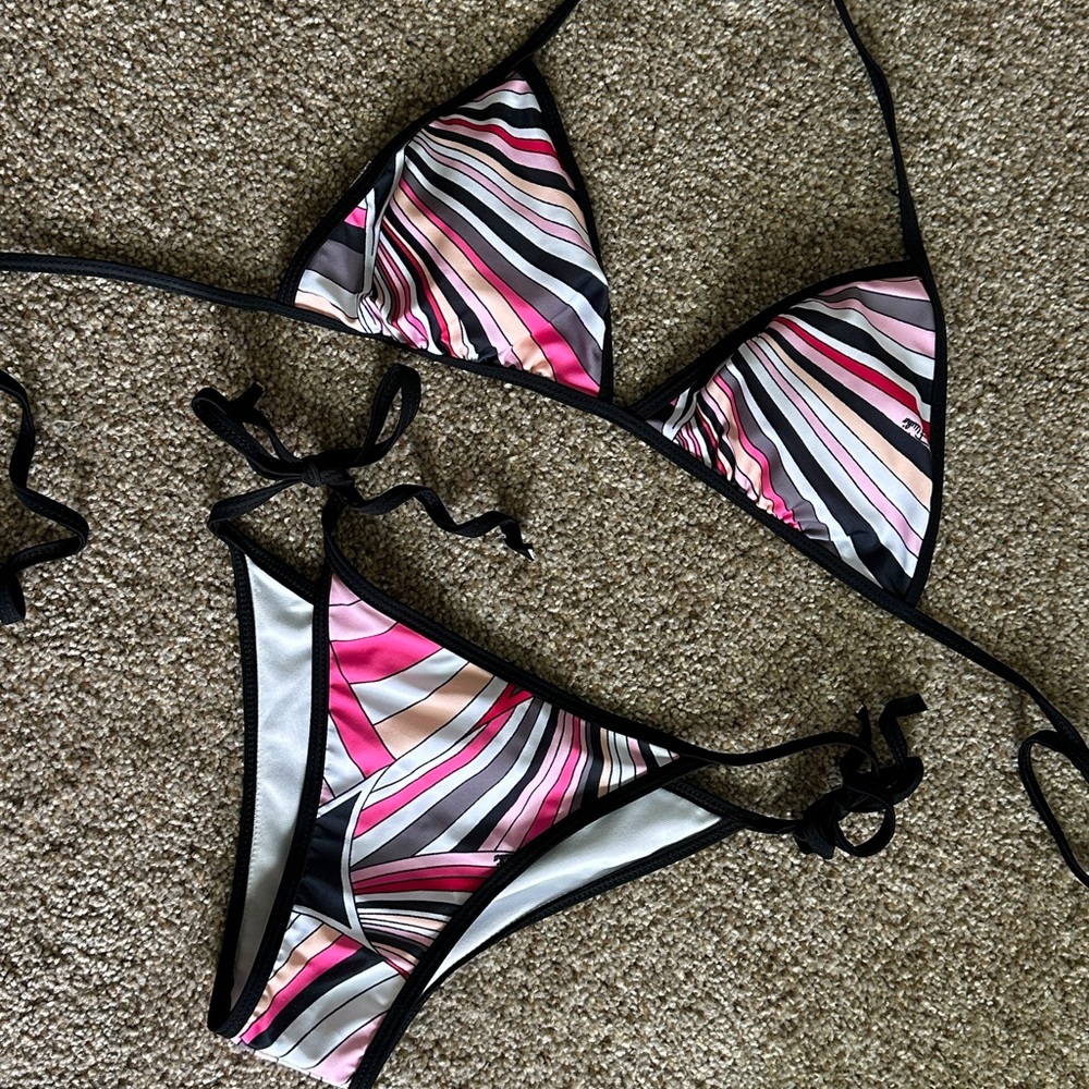 Emilio Pucci inspired striped Bikini